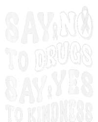 Say No to Drugs Say Yes to Kindness Groovy Red Ribbon Week Mesh Reversible Basketball Jersey Tank