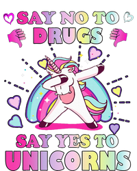 Red Ribbon Week Say No Drugs Say Yes to Unicorns Short Acrylic Beanie