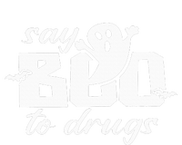 Say Boo To Drugs Funny Halloween Red Ribbon Week Awareness Short Acrylic Beanie