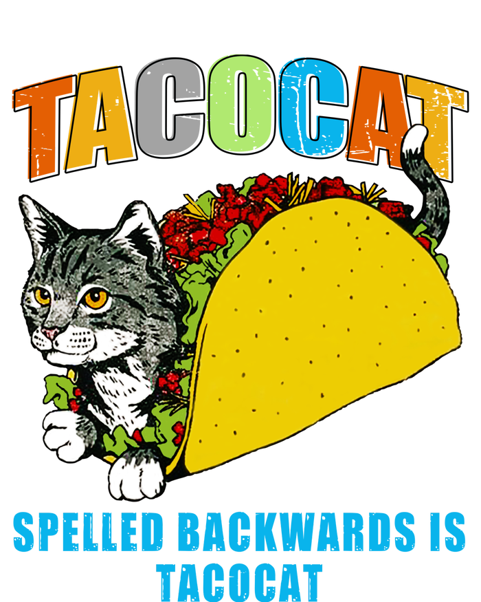 Tacocat Spelled Backwards Is Tacocat Women's Tri-Blend 3/4-Sleeve Raglan Shirt