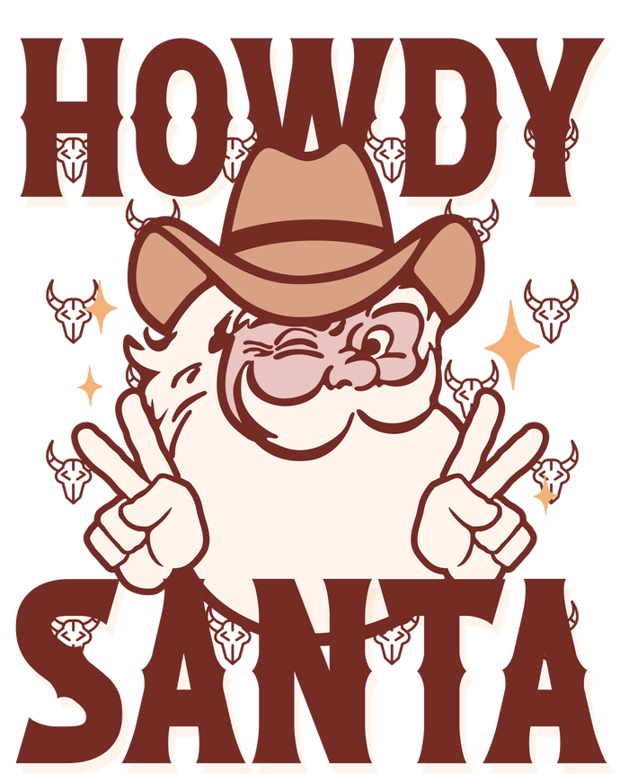 Howdy Santa Funny Christmas Holiday Magnet