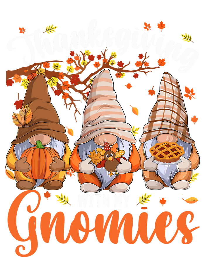 Thanksgiving With My Gnomies Fall Autumn Vibes Gnome Pumpkin Sweatshirt Cinch Pack Bag