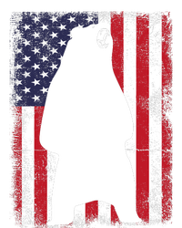 Patriotic Black Bear American Flag Usa 4th Of July T-Shirt