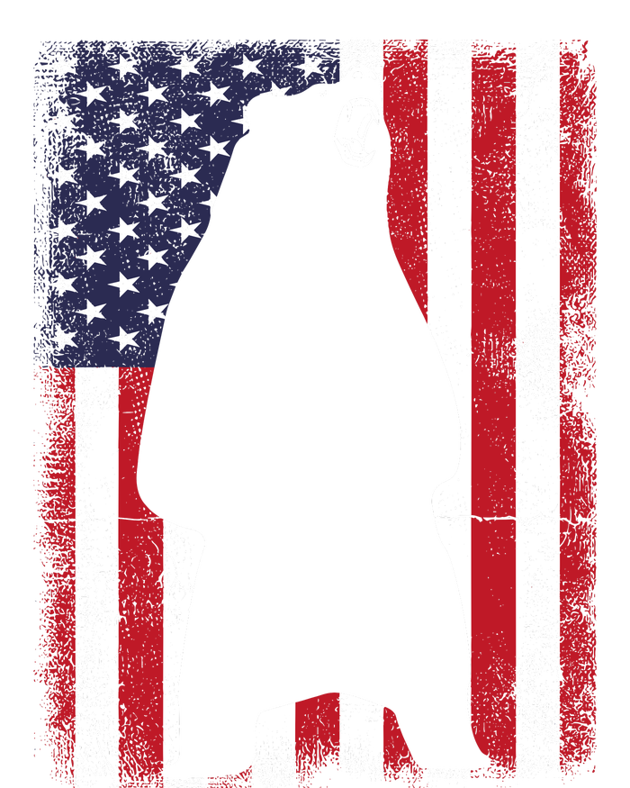 Patriotic Black Bear American Flag Usa 4th Of July T-Shirt