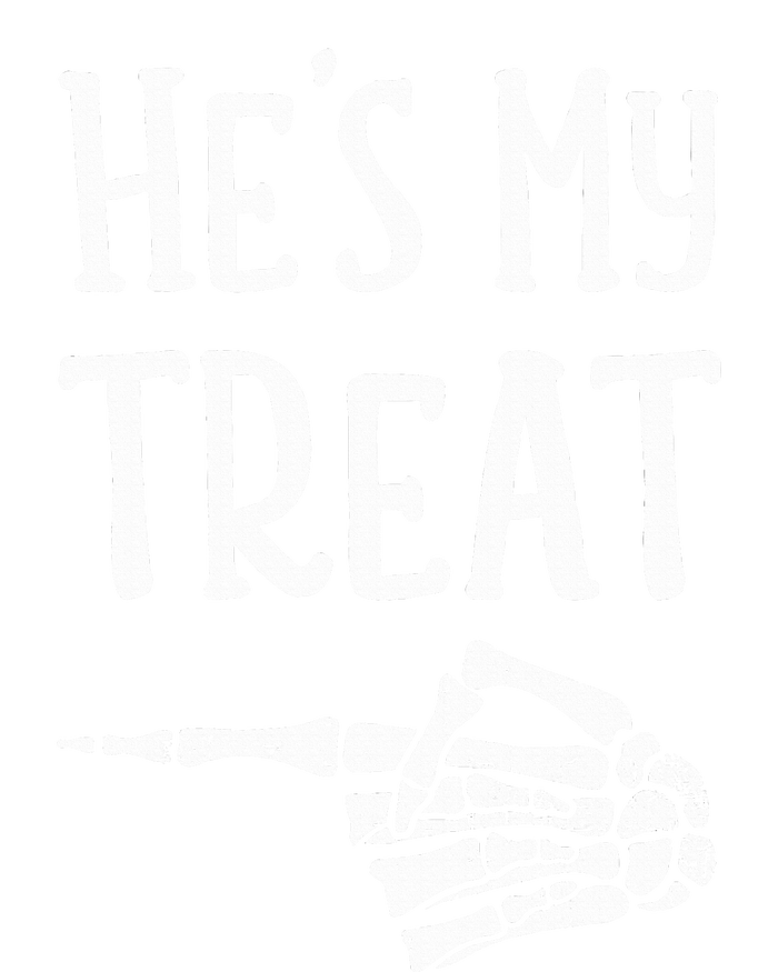 Funny matching he's my treat couples costume halloween hers Hoodie