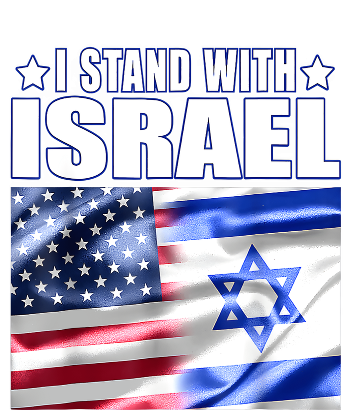 Support Israel I Stand With Israel Us Israel Flag Combined Youth Performance Sprint T-Shirt