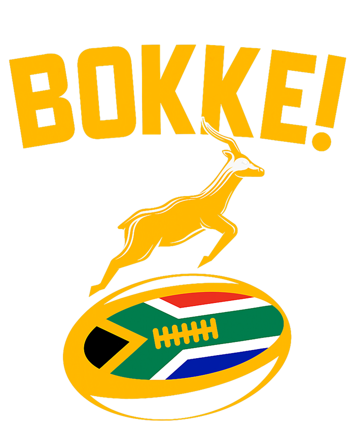 Bokke! Springbok Rugby South African Flag Ceramic Star Ornament