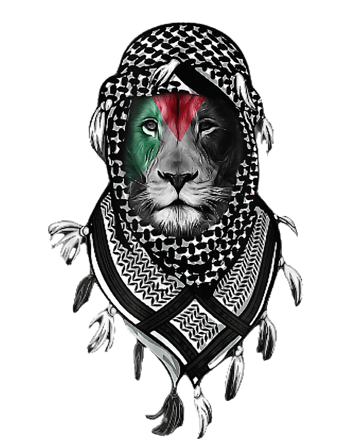 Palestinian Lion Free Palestine Free Gaza Palestine Flag Poster