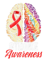 Brain Stroke Survivor Red Ribbon Stroke Awareness  Women's Perfect Tri Rocker Tank