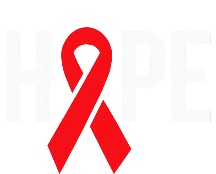 Hope Aids Hiv Red Ribbon Awareness Gift World Aids Day T-Shirt