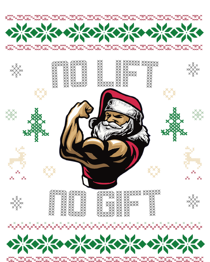 No Lift No Gift Gym Powerlifting Ugly Christmas Sweater Sant Legacy Cool Fit Booney Bucket Hat