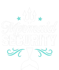 Mermaid Security Funny Merman Swimmer Swimming Birthday Gift Women's Racerback Tank