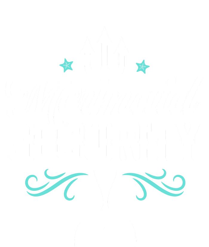 Mermaid Security Funny Merman Swimmer Swimming Birthday Gift Women's Racerback Tank