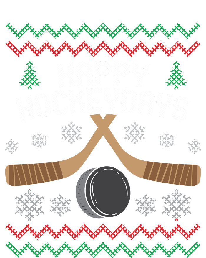 Happy Hockey Days Ugly Christmas Sweater T-Shirt