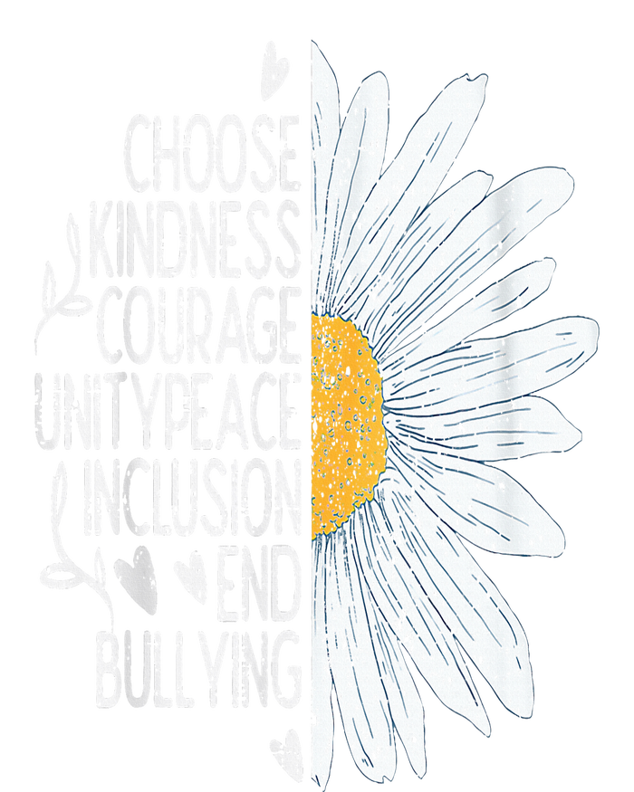 Choose Kindness Courage Sunflower Orange Anti Bullying Tank Top