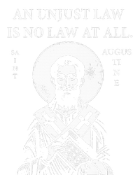 St. Augustine An Unjust Law is No Law at All Kids Tie-Dye T-Shirt