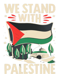 We Stand With Palestine For Their Freedom Free Palestine Womens Cotton Relaxed Long Sleeve T-Shirt