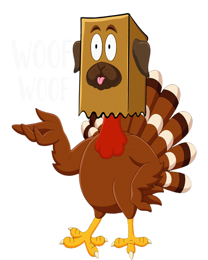 Thanksgiving Dog Funny Fake Dog Woof Thanksgiving Turkey Impact Tech Backpack