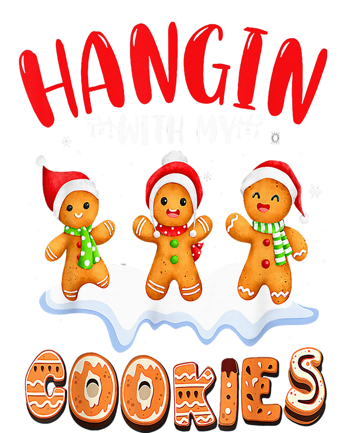 Hangin With My Cookies Gingerbread  Christmas Teacher T-Shirt