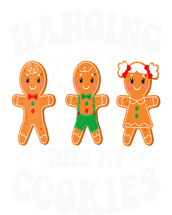 Funny Christmas Teacher Gingerbread Hanging With My Cookies Tall T-Shirt