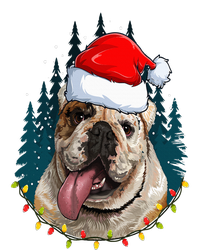 Bulldog Wearing Santa Hat Xmas Bulldog Lover Christmas T-Shirt