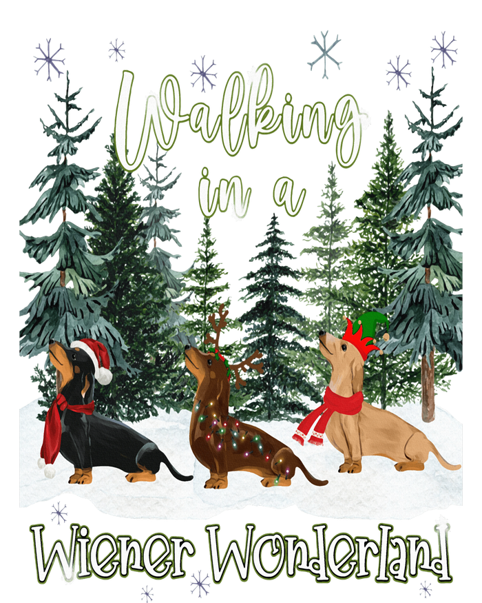 Walking In A Wiener Wonderland Dachshund Trio Sustainable Beanie