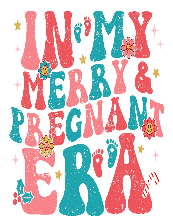 In My merry and Pregnant Era Pregnancy Pregnant Christmas Sweatshirt