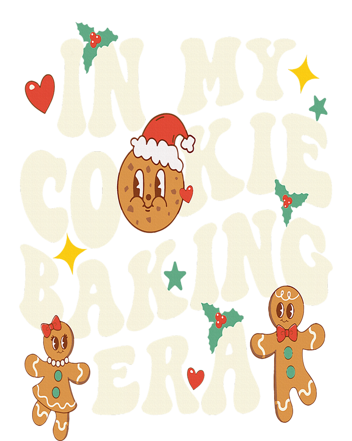 In My Cookie Baking Era Funny Holiday Baker Groovy Retro T-Shirt