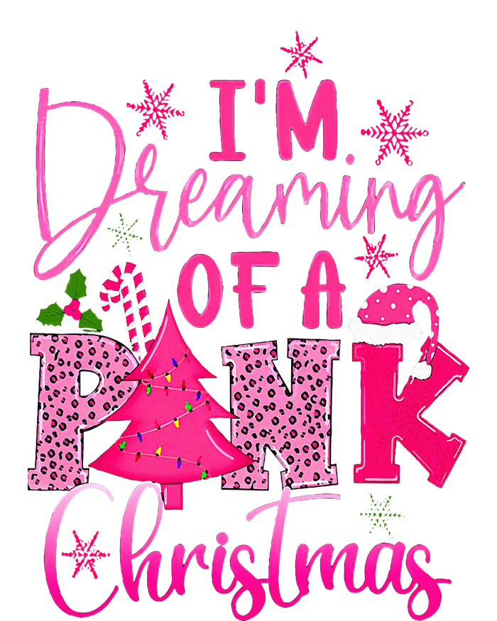 I'm Dreaming of A Pink Christmas With Pink Christmas Tree T-Shirt