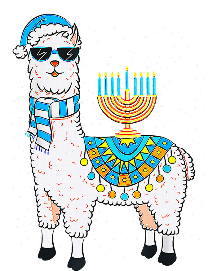 Hanukkah Llama Cute Alpaca Chanukah Christmas Long Sleeve Pajama Set