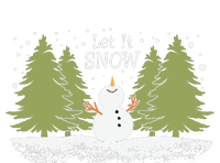 Let It Snow Winter Snowman Christmas T-Shirt