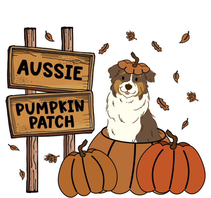 Aussie Dog Lovers Pumpkin Patch Thanksgiving Halloween Cute Gift Tall Sweatshirt