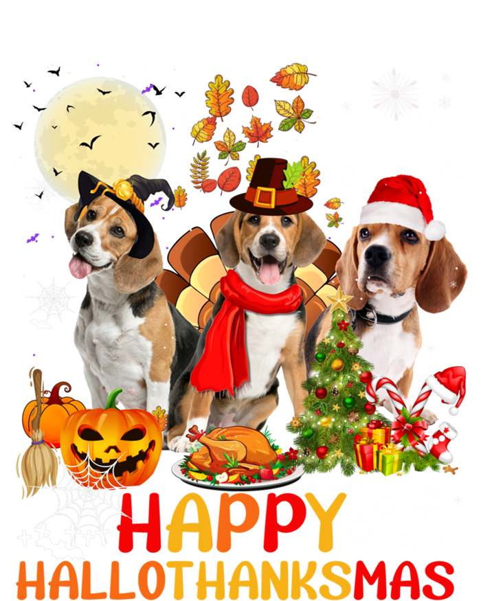 Beagle Dog Halloween Merry Christmas Happy Hallothanksmas Gift 16 in Basic Backpack