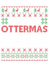 Merry Ottermas Animal Lover Otter Ugly Christmas Gift Tie-Dye T-Shirt