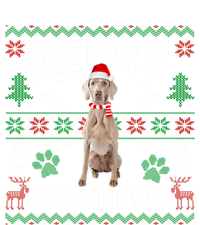 Merry Woofmas Weimaraner Ugly Sweater Santa Hat Gift USA-Made Snowflake Beanie