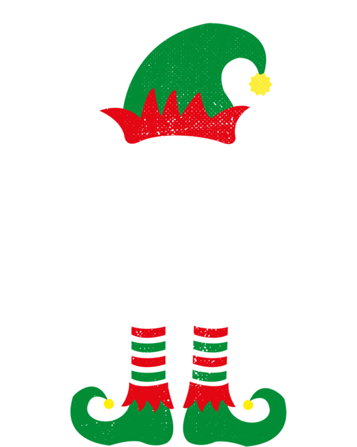 Christmas Santa Elves The Mama Elf Matching Family Gift Women's Flannel Pajama Set