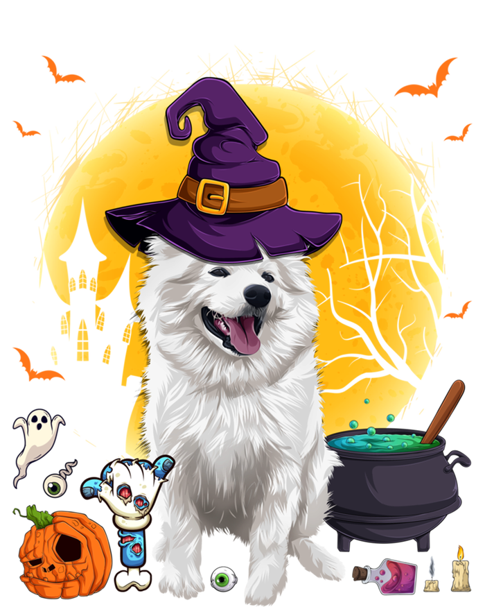 Cute American Eskimo Witch Pumpkin Halloween Dog Lover Gift Toddler Hoodie