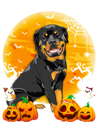 Cute Rottweiler Moon Pumpkin Halloween Dog Lover Gift T-Shirt