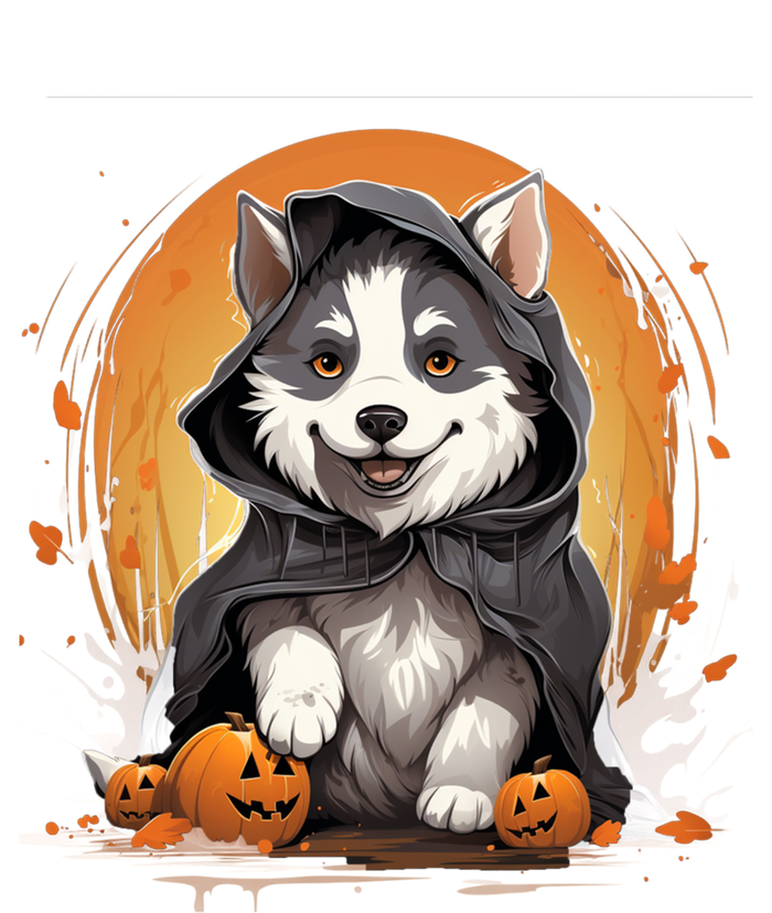 Husky Dog Ghost Funny Halloween Pumpkin For Dog Lovers Gift T-Shirt