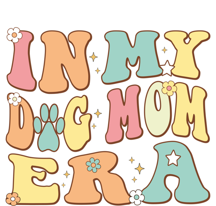 In My Dog Mom Era For Dog Mama Lover Christmas Groovy Retro Cool Gift T-Shirt