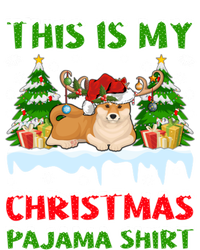 Lighting Xmas This Is My Akita Dog Christmas Pajama Gift Sweatshirt