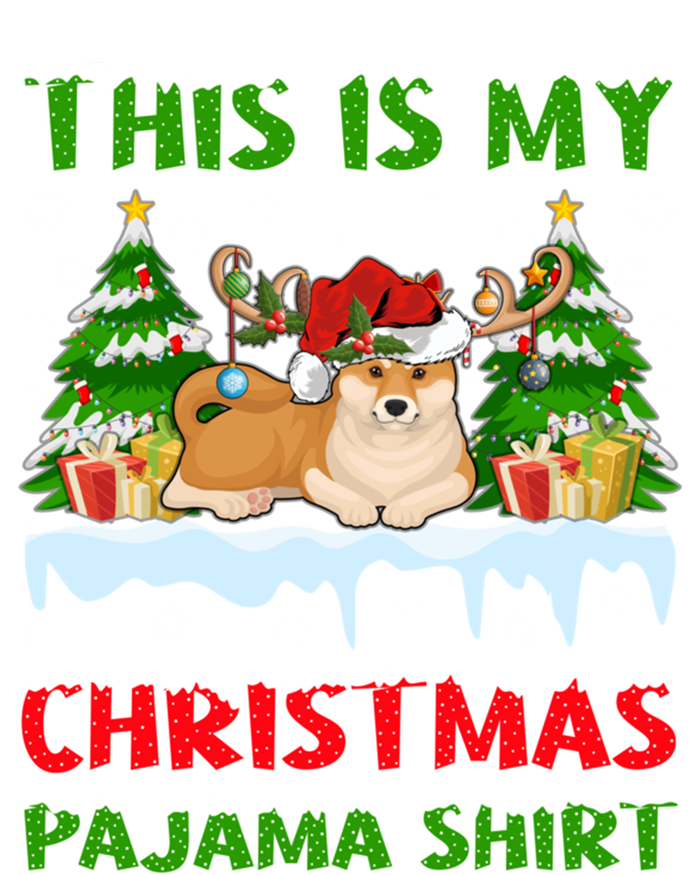 Lighting Xmas This Is My Akita Dog Christmas Pajama Gift Sweatshirt