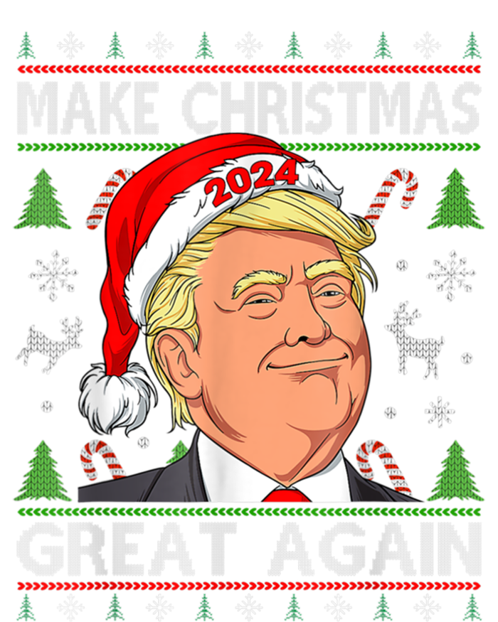 Make Christmas Great Again Funny Trump Ugly Christmas Gift Ladies Essential Flowy Tank