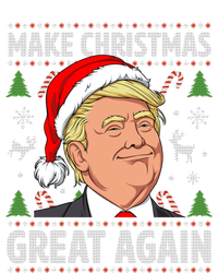 Make Christmas Great Again Funny Trump Ugly Christmas Gift Full Zip Hoodie