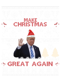 Make Christmas Great Again Trump 2024 Funny Ugly Christmas Great Gift Button