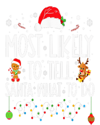 Most Likely To Tell Santa What To Do Family Christmas Pajama USA-Made Doggie Bandana