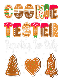 Cookie Tester Reporting For Duty Christmas Baking Team Tie-Dye Long Sleeve Shirt