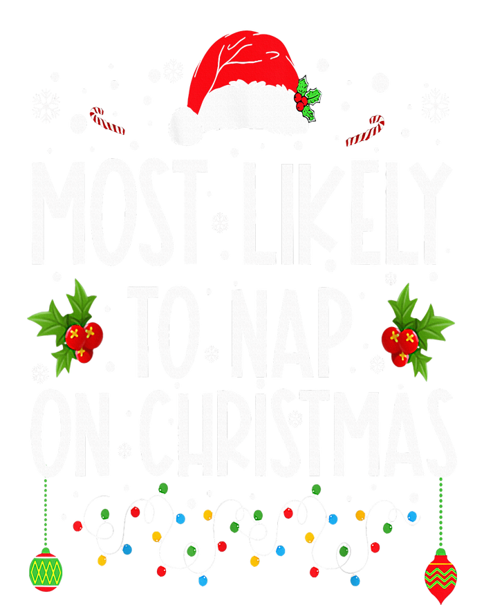 Most Likely To Nap On Christmas Family Christmas Pajamas Zip Tote Bag