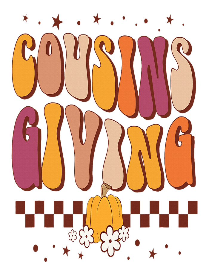 Cousins Giving Cute Pumpkin Cousin Crew Thanksgiving Family Women's Perfect Tri Tunic Long Sleeve Shirt