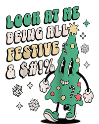 Look At Me Being All Festive Funny Retro Christmas Tree T-Shirt